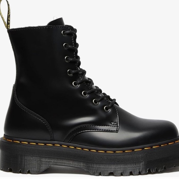 Dr. Martens Jadon leather platform boots - Picture 3 of 6